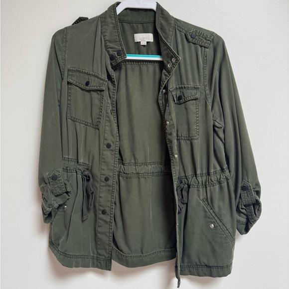 LOFT Jackets & Blazers - LOFT Women's Dark Green Utility Jacket